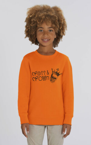 sudadera cross y crown letras
