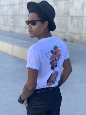 parte trasera rosas