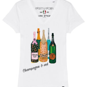 Camiseta champagne & sex