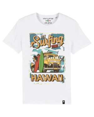 Camiseta Surfing Hawaii