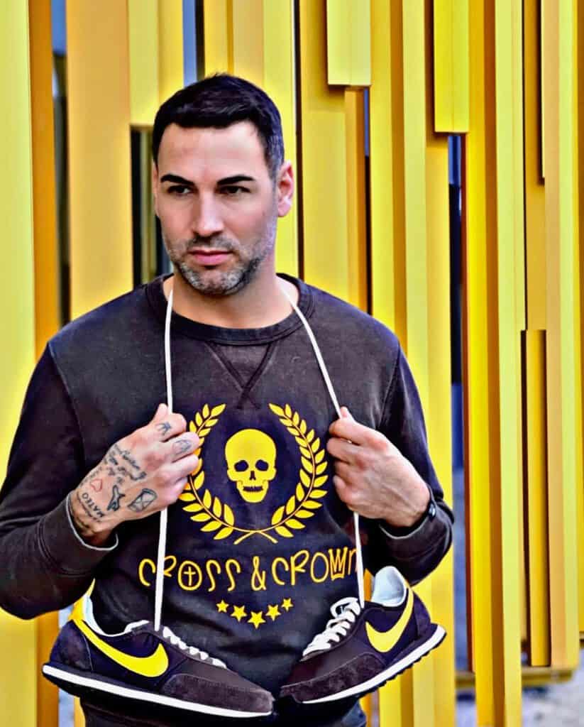 Sudadera marrón vintage